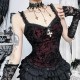 Women Dark Gothic Sexy Lace Sling Top Women Dark Gothic Sexy Lace Sling Top