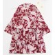 S-2xl Women Bohemia Paisley Printing Single-Breasted Swing Dress S-2xl Women Bohemia Paisley Printing Single-Breasted Swing Dress