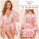Summer Women Fashion Sexy Silk Stripe Heart-Shaped Printed Home Pajamas Set Summer Women Fashion Sexy Silk Stripe Heart-Shaped Printed Home Pajamas Set