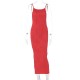 Women Fashion Sexy Solid Color Line Spaghetti Strap Tight Dress Women Fashion Sexy Solid Color Line Spaghetti Strap Tight Dress