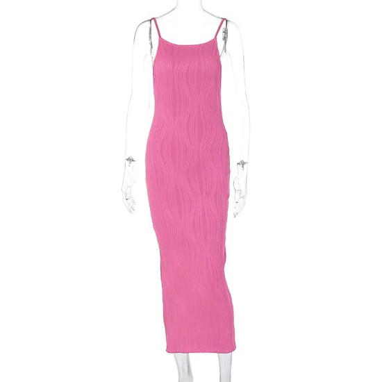Women Fashion Sexy Solid Color Line Spaghetti Strap Tight Dress Women Fashion Sexy Solid Color Line Spaghetti Strap Tight Dress
