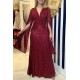 Women Fashion Sexy Elegant Solid Color Sequins V-Neck Long-Sleeve Loose Party Dress Women Fashion Sexy Elegant Solid Color Sequins V-Neck Long-Sleeve Loose Party Dress