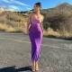 Women Fashion Sexy Gradient Sleeveless Tube Top Slim Fit Dress Women Fashion Sexy Gradient Sleeveless Tube Top Slim Fit Dress