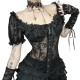 Women Dark Gothic Lace Tunic Top Women Dark Gothic Lace Tunic Top