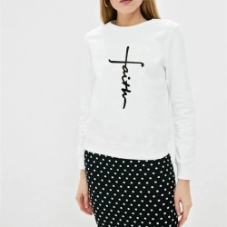 Women Fashion Casual Letter Printed Round Neck Long-Sleeve Sweatshirt Women Fashion Casual Letter Printed Round Neck Long-Sleeve Sweatshirt