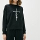 Women Fashion Casual Letter Printed Round Neck Long-Sleeve Sweatshirt Women Fashion Casual Letter Printed Round Neck Long-Sleeve Sweatshirt