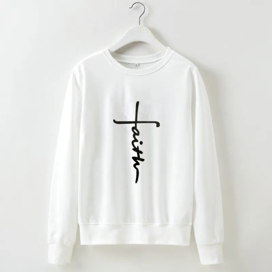 Women Fashion Casual Letter Printed Round Neck Long-Sleeve Sweatshirt Women Fashion Casual Letter Printed Round Neck Long-Sleeve Sweatshirt