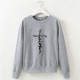 Women Fashion Casual Letter Printed Round Neck Long-Sleeve Sweatshirt Women Fashion Casual Letter Printed Round Neck Long-Sleeve Sweatshirt