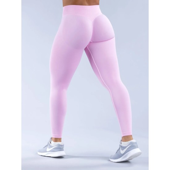 Women Fashion Solid Color Pleated Seamless Low-Waist Yoga Pants Women Fashion Solid Color Pleated Seamless Low-Waist Yoga Pants