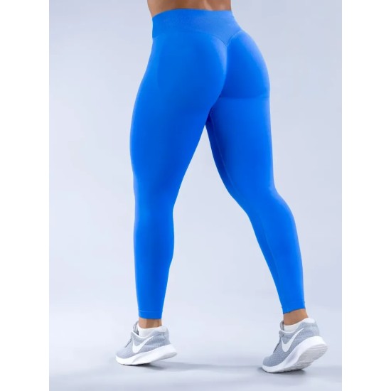 Women Fashion Solid Color Pleated Seamless Low-Waist Yoga Pants Women Fashion Solid Color Pleated Seamless Low-Waist Yoga Pants