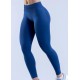 Women Fashion Solid Color Pleated Seamless Low-Waist Yoga Pants Women Fashion Solid Color Pleated Seamless Low-Waist Yoga Pants