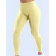 Women Fashion Solid Color Pleated Seamless Low-Waist Yoga Pants Women Fashion Solid Color Pleated Seamless Low-Waist Yoga Pants