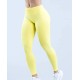 Women Fashion Solid Color Pleated Seamless Low-Waist Yoga Pants Women Fashion Solid Color Pleated Seamless Low-Waist Yoga Pants