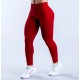 Women Fashion Solid Color Pleated Seamless Low-Waist Yoga Pants Women Fashion Solid Color Pleated Seamless Low-Waist Yoga Pants