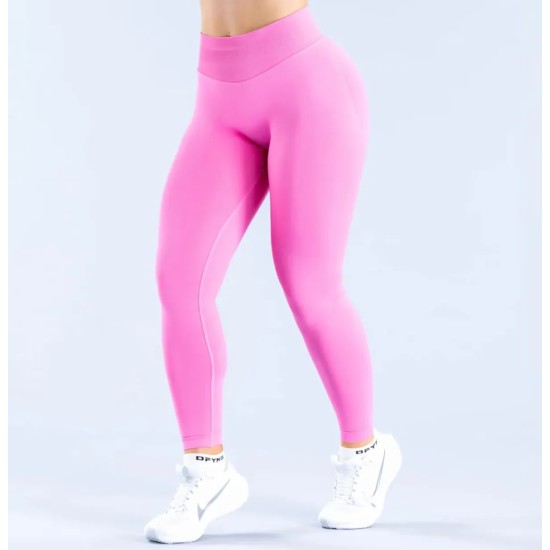 Women Fashion Solid Color Pleated Seamless Low-Waist Yoga Pants Women Fashion Solid Color Pleated Seamless Low-Waist Yoga Pants