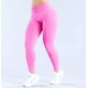 Women Fashion Solid Color Pleated Seamless Low-Waist Yoga Pants Women Fashion Solid Color Pleated Seamless Low-Waist Yoga Pants