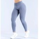 Women Fashion Solid Color Pleated Seamless Low-Waist Yoga Pants Women Fashion Solid Color Pleated Seamless Low-Waist Yoga Pants