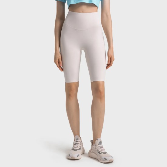 Women Fashion Casual Solid Color High Waist Yoga Shorts Women Fashion Casual Solid Color High Waist Yoga Shorts