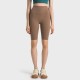 Women Fashion Casual Solid Color High Waist Yoga Shorts Women Fashion Casual Solid Color High Waist Yoga Shorts