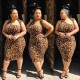 L-4XL Women Plus Size Sexy Leopard Irregular Sleeveless Bodycon Dress L-4XL Women Plus Size Sexy Leopard Irregular Sleeveless Bodycon Dress