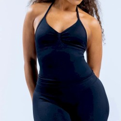 Women Fashion Solid Color Seamless Halter-Neck Yoga Sports Tank Top Women Fashion Solid Color Seamless Halter-Neck Yoga Sports Tank Top