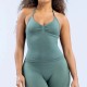 Women Fashion Solid Color Seamless Halter-Neck Yoga Sports Tank Top Women Fashion Solid Color Seamless Halter-Neck Yoga Sports Tank Top