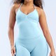 Women Fashion Solid Color Seamless Halter-Neck Yoga Sports Tank Top Women Fashion Solid Color Seamless Halter-Neck Yoga Sports Tank Top