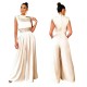 Women Fashion Solid Color Wide Leg Jumpsuits Women Fashion Solid Color Wide Leg Jumpsuits