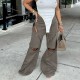 Women Fashion Sexy Stitching Multi-Zipper Hollow-Out Loose Straight Flare Pants Women Fashion Sexy Stitching Multi-Zipper Hollow-Out Loose Straight Flare Pants