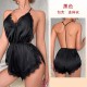 Women Fashion Sexy Deep V Lace Backless Sleepwear Women Fashion Sexy Deep V Lace Backless Sleepwear